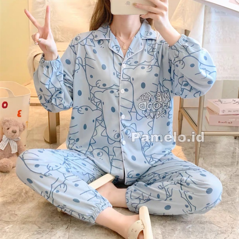 Pamelo.id PPJ Piyama Jumbo  / Set Joger import / Baju Tidur Joger / Baju Tidur Import Jogger / Baju Tidur murah / Stelan Baju Tidur murah / Stelan PP joger