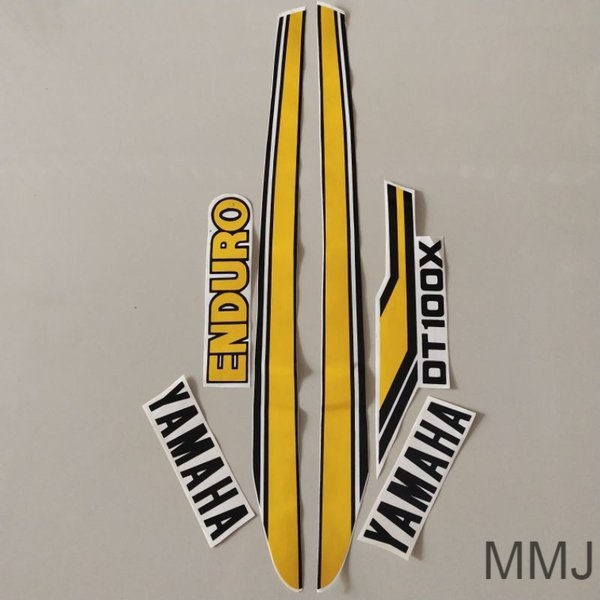Sticker Striping Yamaha DT100 DT-100 Xkuning body standar terlaris berkualitas
