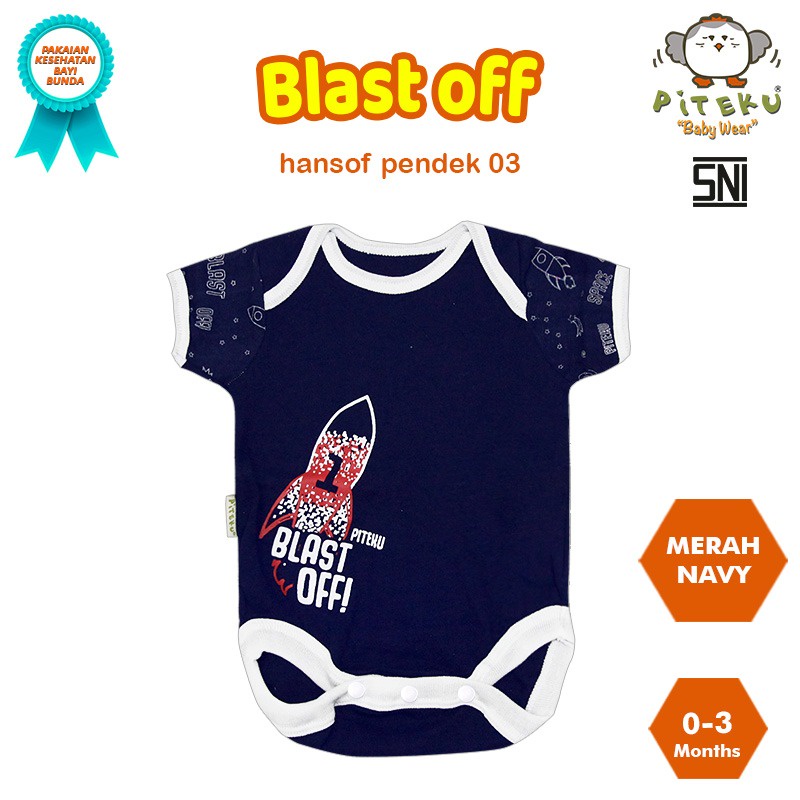 SALE Piteku blast off hansof baju cowok jumper bayi laki laki
