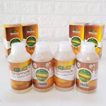 Obat Hernia / Turun Berok Pria &amp; Wanita Herbal Alami Aman Untuk Anak dan Dewasa Qnc Jelly Gamat 300 Ml BPOM &amp; Halal MUI Original