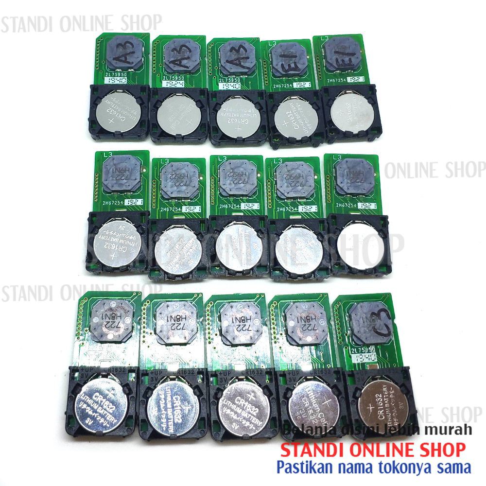Remote Keyless Smart Key Lengkap Toyota Vellfire Lama 5 Tombol