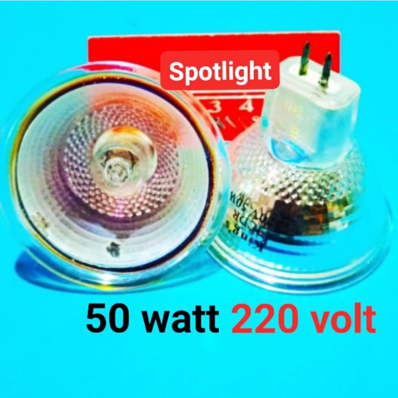 LAMPU HELOGEN 50WATT 220V / LAMPU SOROT SPOTLIGHT ( Termurah )