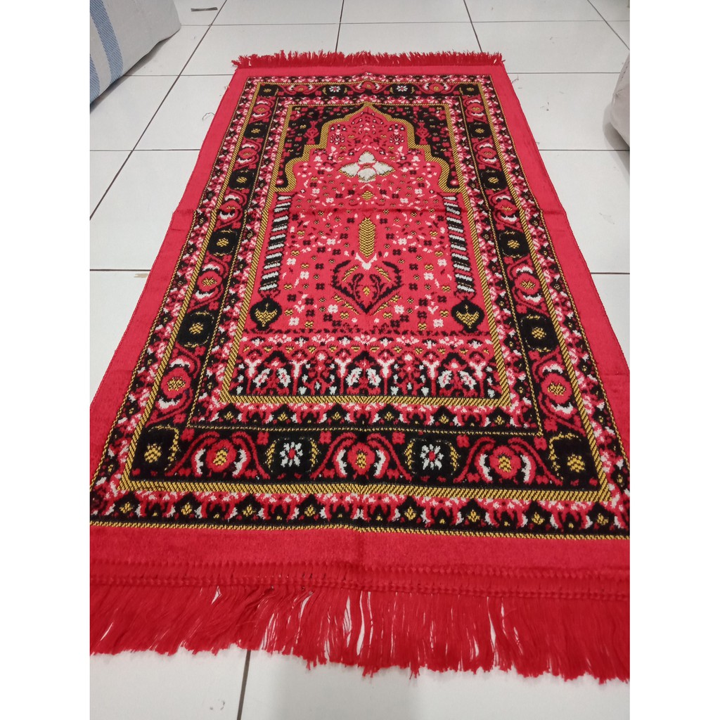 Sajadah MIDI Sajadah Tanggung Sajadah Turki Ukuran 55x110 Peralatan Sholat