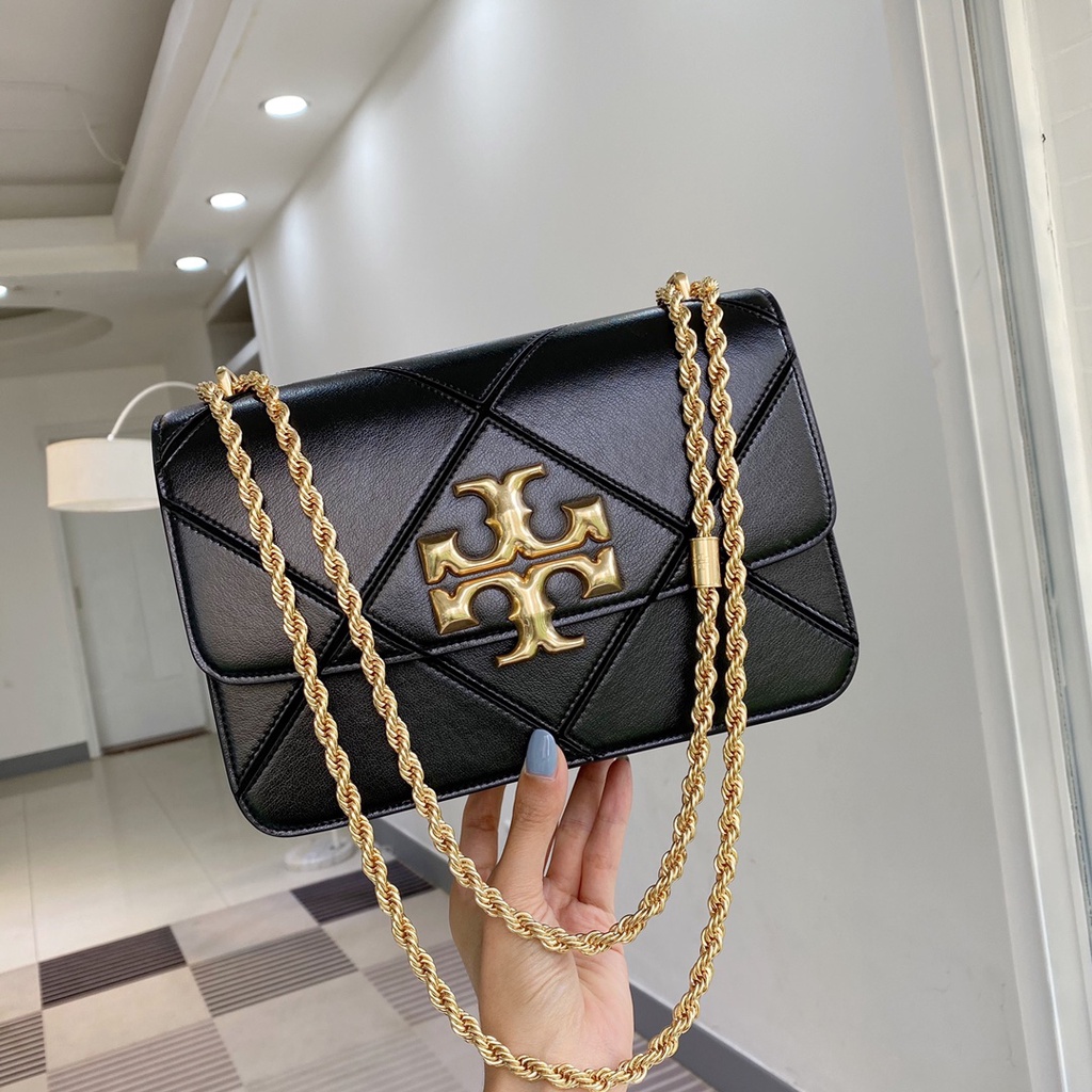 [Instant/Same Day]  73590  size:25cm  Original TB Small Size cowhide material lady single shoulder bag cross body bag chain bag  zxgz