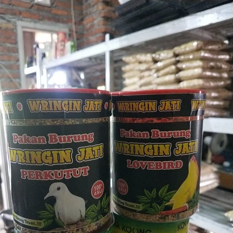 WRINGIN JATI PAKAN BURUNG PERKUTUT PAKAN BURUNG LOVEBIRD PAKAN BURUNG KENARI MILET LOVEBIRD MILET KE