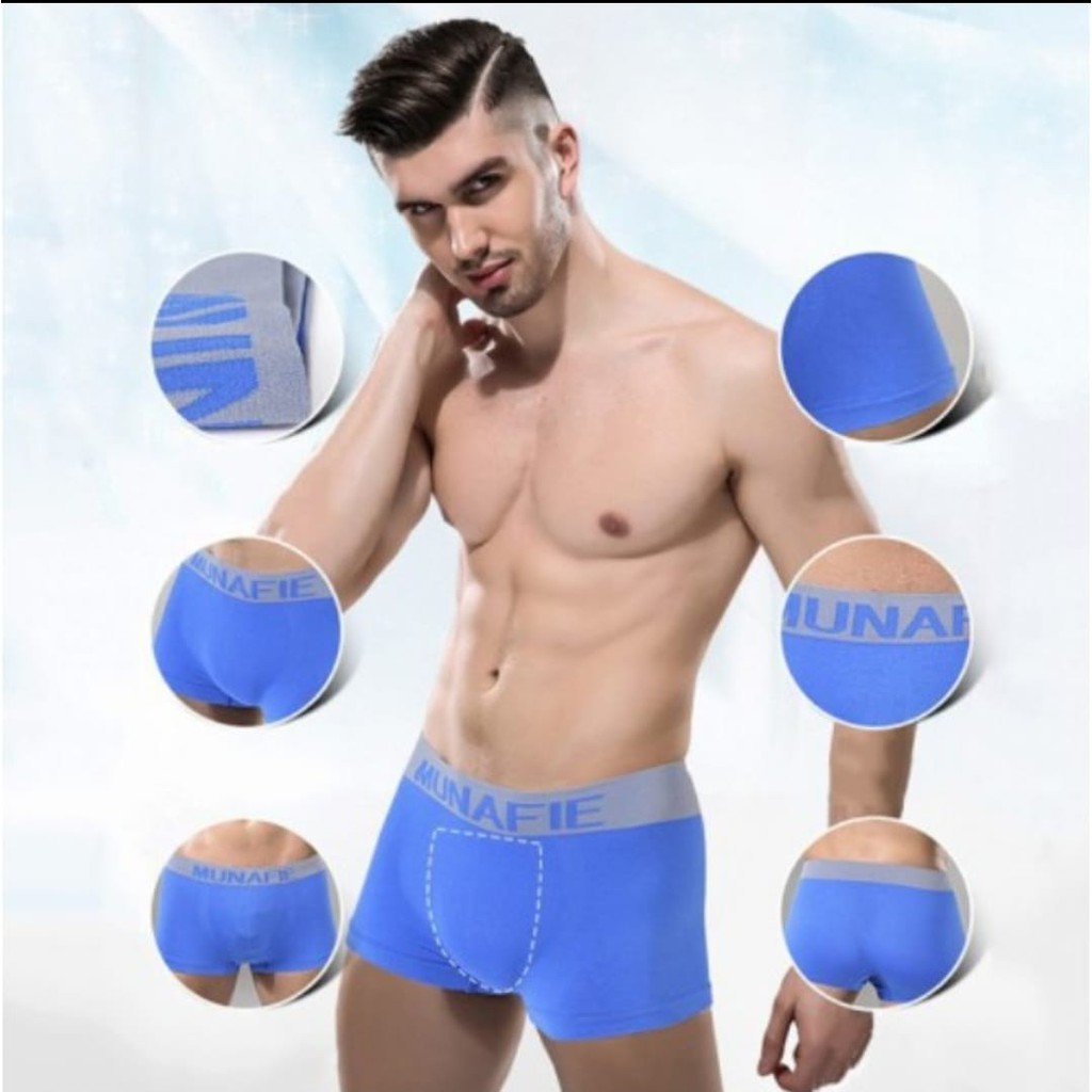 BOXER CELANA DALAM MUNAFIE PRIA  MAN UNDERWEAR