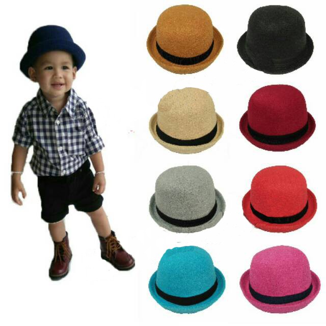TOPI CAPLIN ANAK CUSTOM BORDIR NAMA DESAIN LOGO