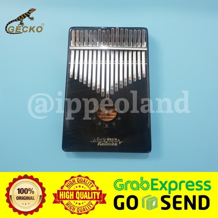 SUPER MURAH - GECKO KALIMBA - MC-B (CURLY MAPLE) + HARDCASE + FREE BONUS