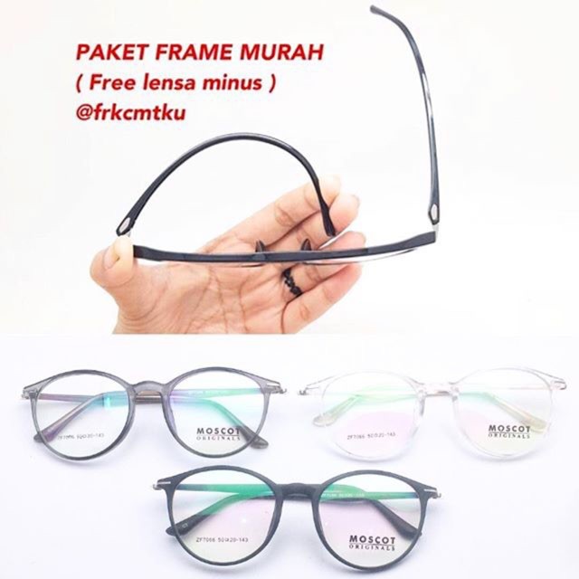 { hot sale } HOT SALE PAKET KACAMATA LENSA MINUS anti radiasi kacamata minus pria wanita korea 171