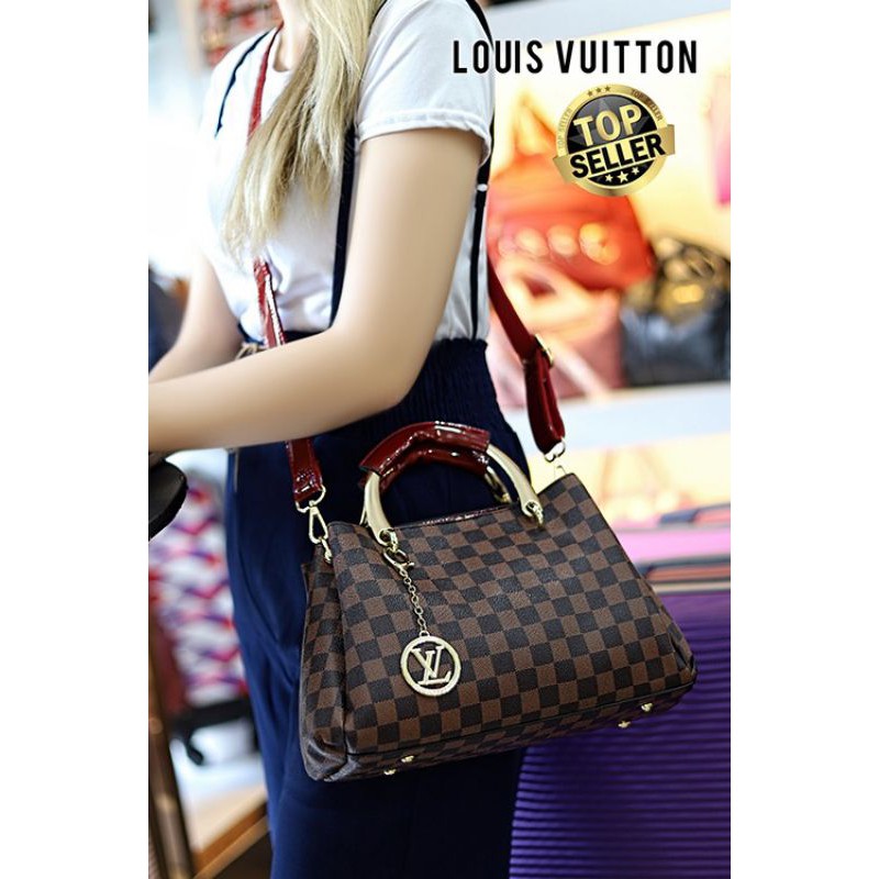 Louis Vuitton 2960#19 tas kantor wanita handbag cewek grosir import batam