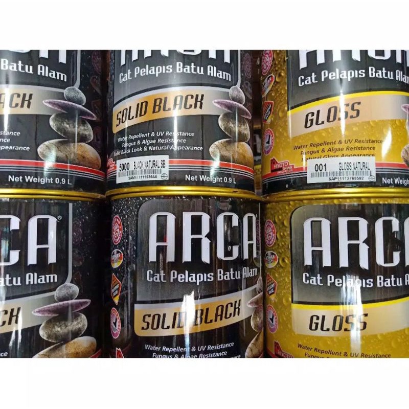 Cat Pelspis Batu Alam Cat Batu Alam ARCA 001 Gloss 0.9 Liter