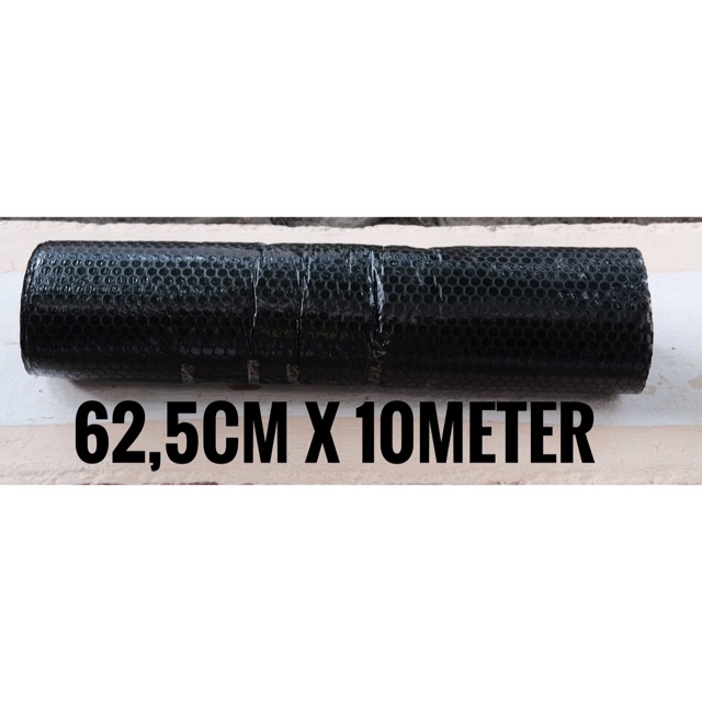 

Bubble Wrap 62,5cm x 10 meter (Warna Hitam dan Bening)