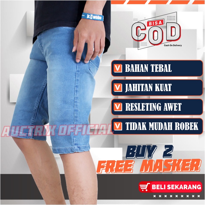 Celana Jeans Pendek Pria Size 27-44 BIG SIZE AVAILABLE