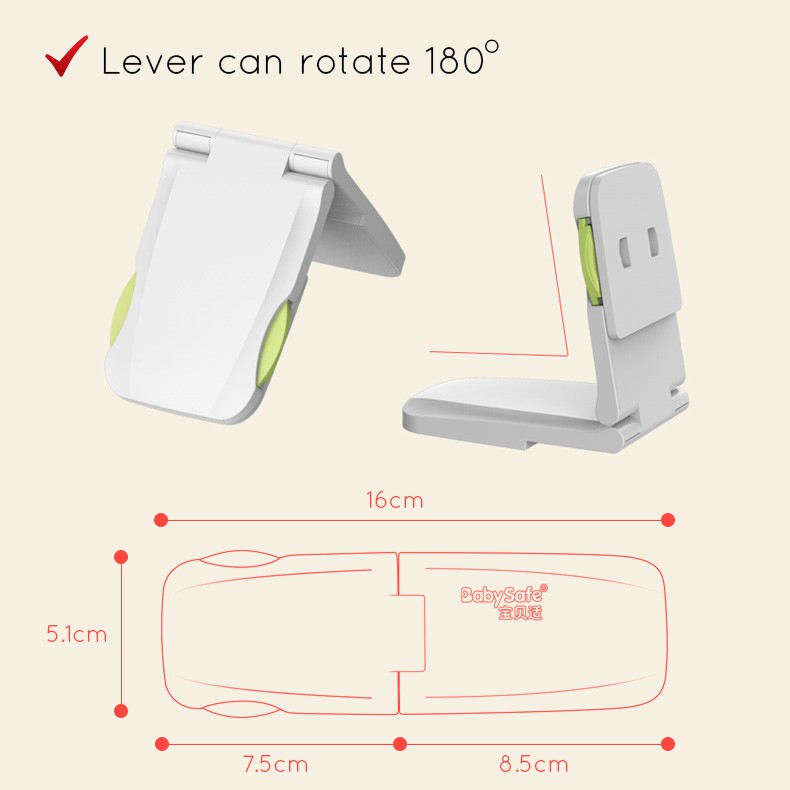 SKIDA Baby Safe XY032 Drawer Lock - Pengaman Pengunci Lemari Laci Anak Kuat 3M