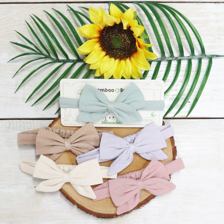 Yui Bandana Bamboo and Bub - Pita Aksesoris Rambut Bando Anak Bayi Lucu Organic Bambu Baby Accessory