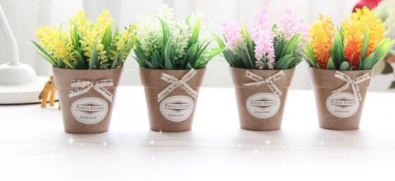 COD P2020 Bunga Plastik/Bunga plastik Mini/(free kotak)-3