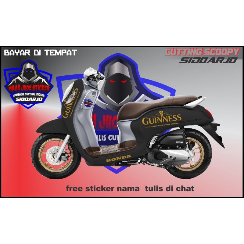 cutting sticker scoopy GUINNESS