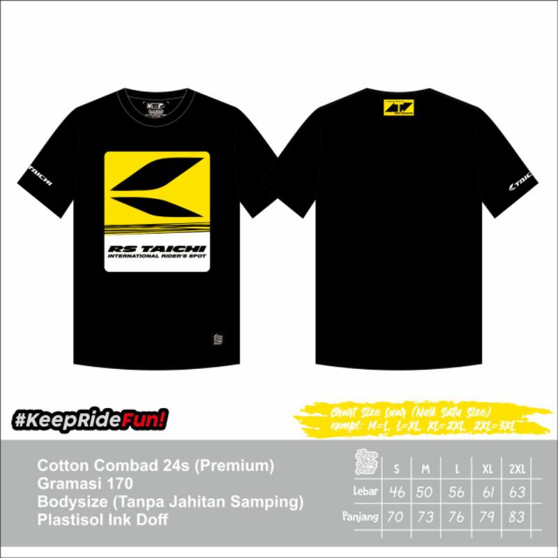 TSHIRT rs TAICHI by KEEP RIDE FUN
