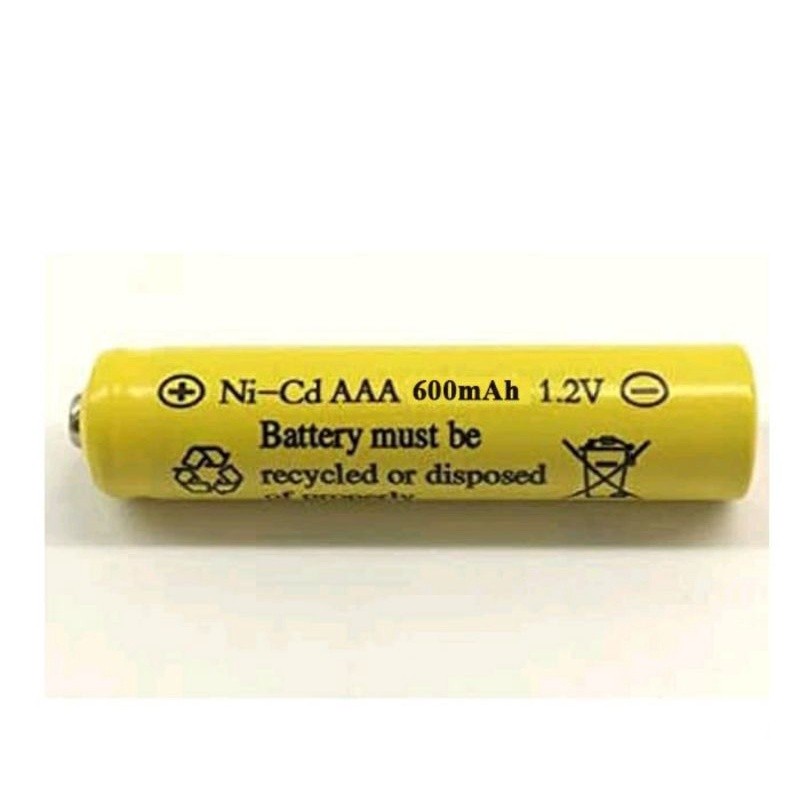 Baterai AAA Bisa Cas Ulang -Baterai Capasitas 600 mAh 1.2V-Batrei AAA Baterai kecil