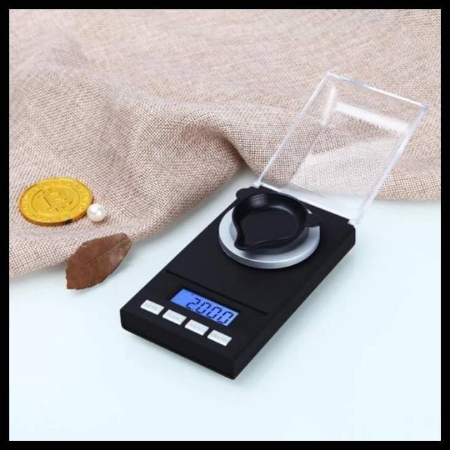 Timbangan Dapur 50G 0.001 0.001G 0,001 gram Jewelry Digital Weight Scale Lab Emas