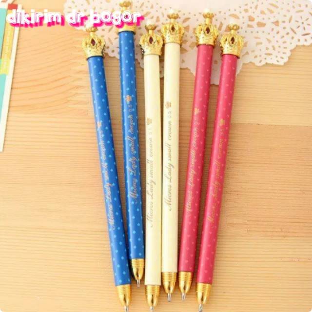 

MOS Pulpen Gel Crown Mahkota Elegant ~♥~