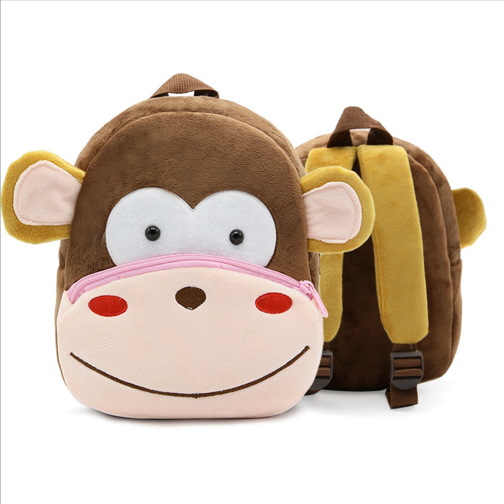 Tas ransel anak sekolah tk paud laki laki kakoo karakter boneka monkey monyet