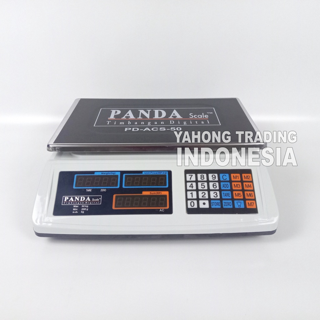 Timbangan Digital Meja Laundry Buah Paket Sembako PANDA SCALE 50kg 5g