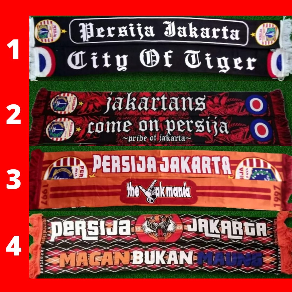 Syal Jakmania Syal Persija Jakarta Outsiders Persija Rajut Scraft Scarf Persija Jakarta 14 Get HD Su