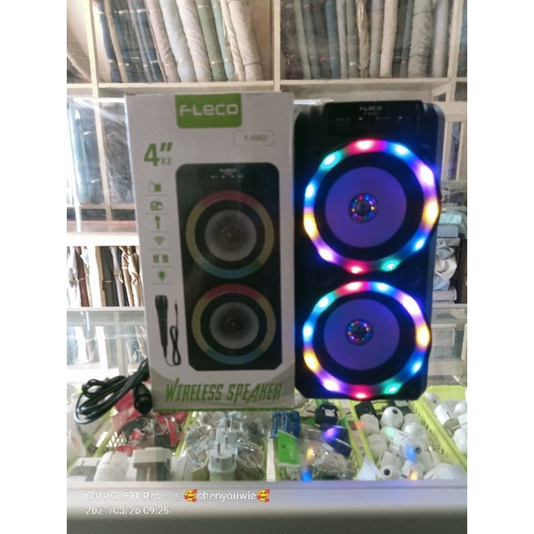 Speaker Fleco F6582 Bluetooth + Mic