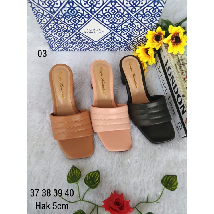 SALE  NEW SANDAL HEELS YONGKI KOMALADI HAK 5CM TERMURAH ORI