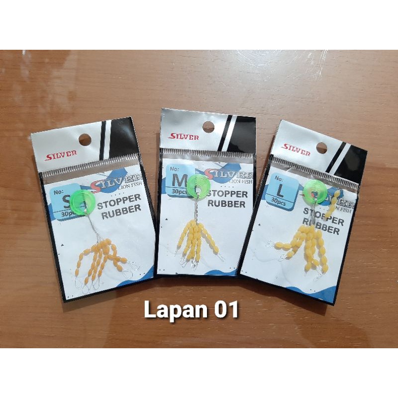 Stopper Pancing/Stopper Rubber Silver Lion Fish