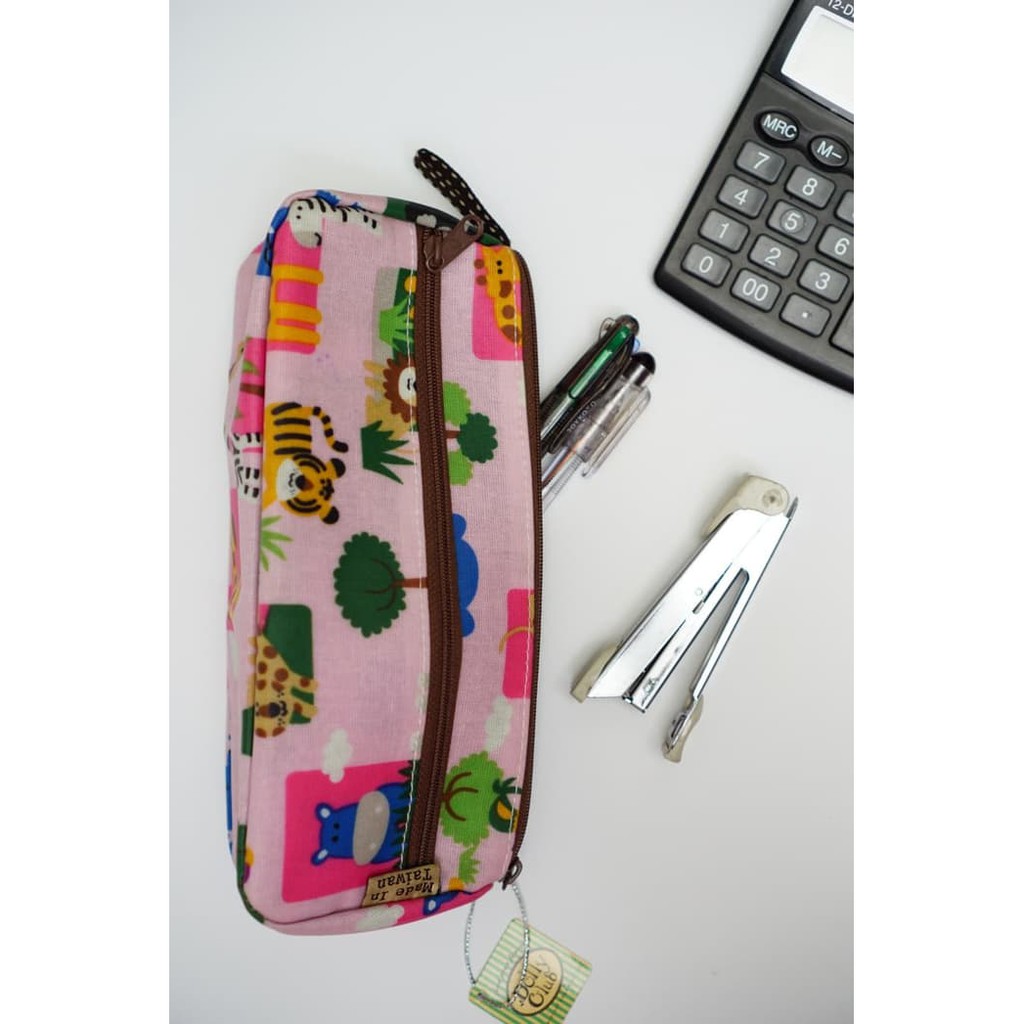 

[SPESIAL DISKON]D4 Tempat Pensil/Pen | Kotak Pensil - Polkadot Pink