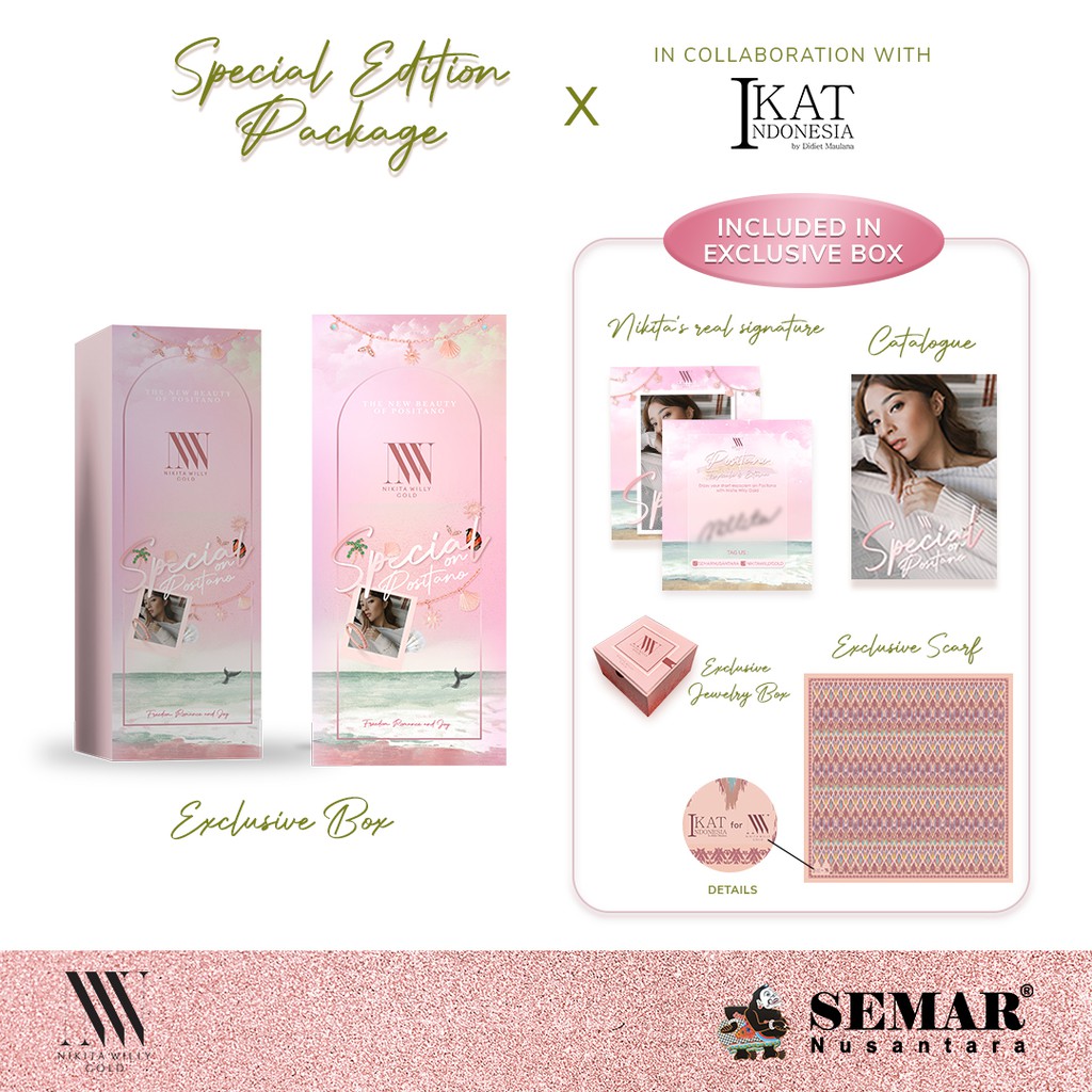 Nikita Willy Gold Special Edition Package Box Semar Nusantara