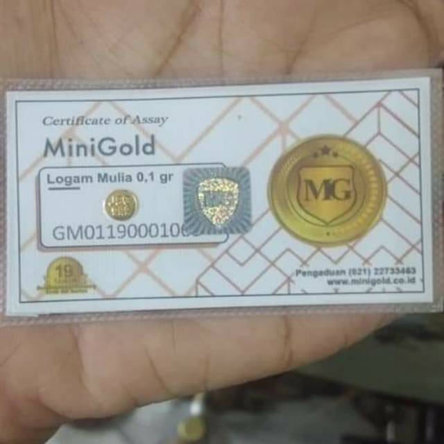 Emas mini gold 0.05 gram