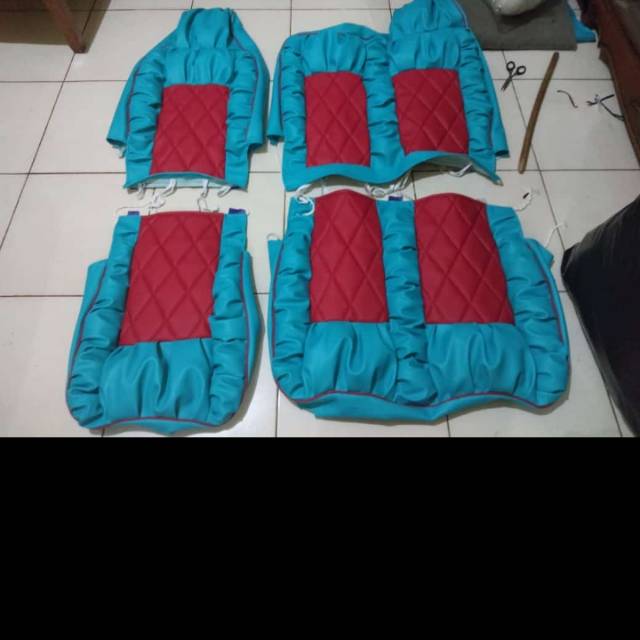 Cover jok , sarung jok mobil canter model sofa