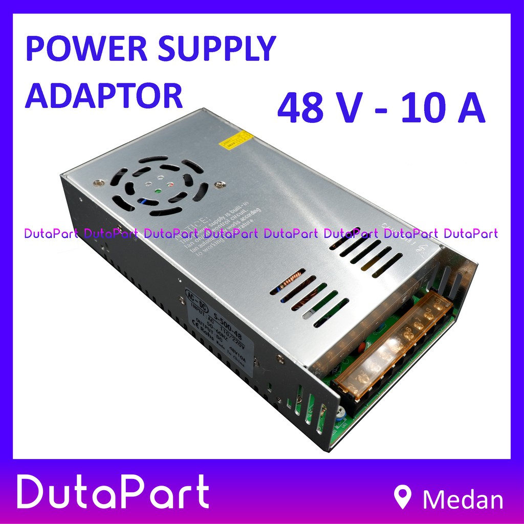 Power Supply 48V 10A - 48 Volt 10 Ampere PowerSupply Adaptor Mist Maker