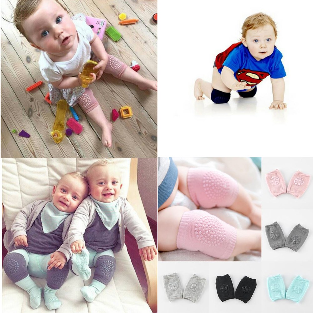 PELINDUNG LUTUT BAYI - BABY Knee Protector Dari Merangkak sarung pad bayi merangkak anti hitam chn