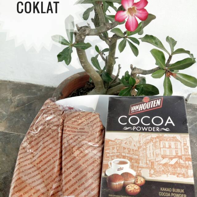 

Coklat Bubuk Van Houten kemasan 180gr harga promosi