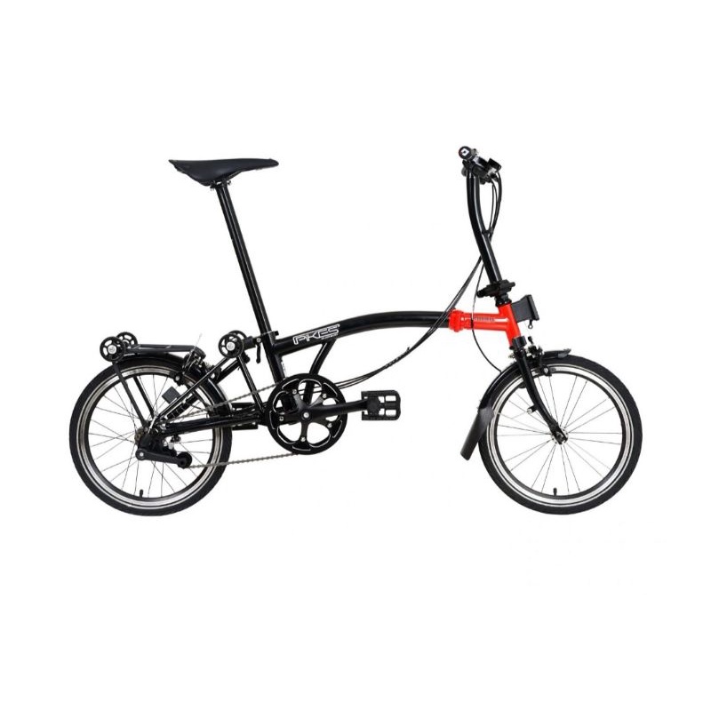Sepeda Lipat 16 Element Pikes Gen 2 Dark Blood  / Folding Trifold Element Pikes Gen 2 Dark Blood