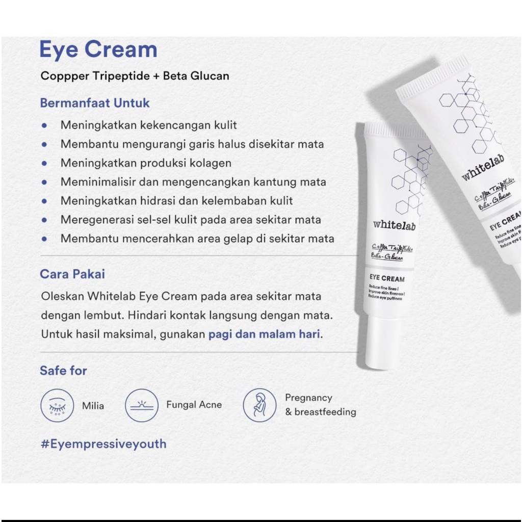 Whitelab Eye Cream 10ml