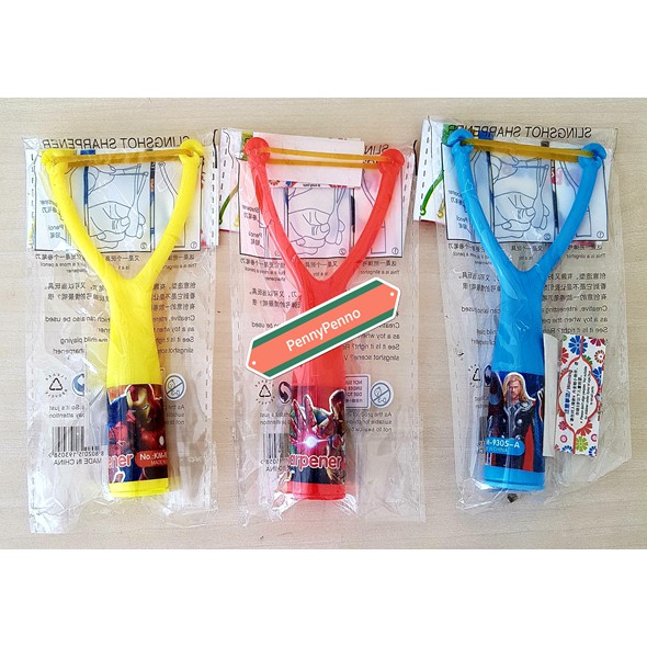 

Rautan Pensil Model Ketapel Karakter Superhero