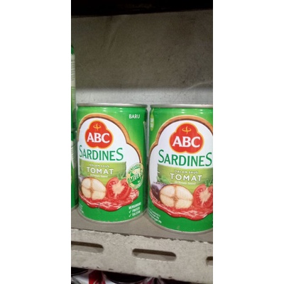 

Sarden Abc besar 425gram Sardines saus tomat cabai