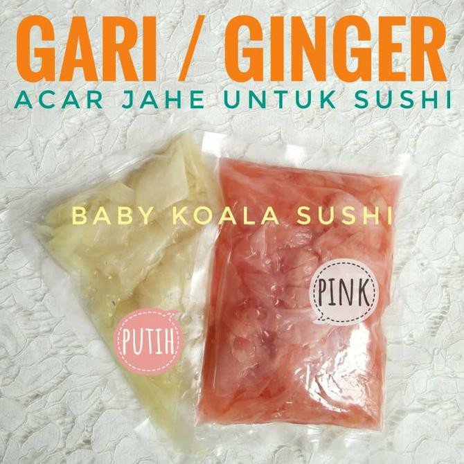 

ENAK ACAR JAHE SUSHI PUTIH 200g | Japan Gari Ginger Asinan Manisan Gary TERLEZAT