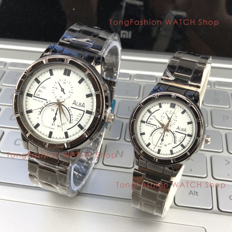 ✅[COD] Jam Tangan Couple Kuarsa sabuk baja menonton pria dan wanita menonton murah watch Fashion C29