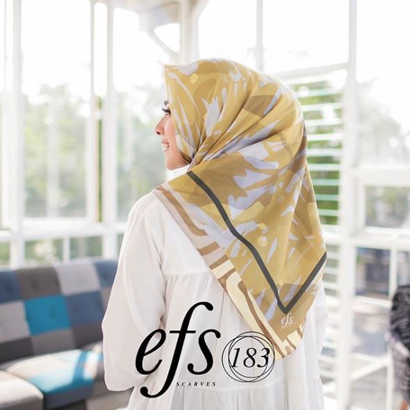Efs Store Hijab - Efs 183 - Printed Voal