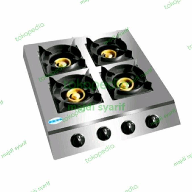 Kompor Surabi/Serabi Bandung/Martabak Mini 4 Tungku Stainless Kotak