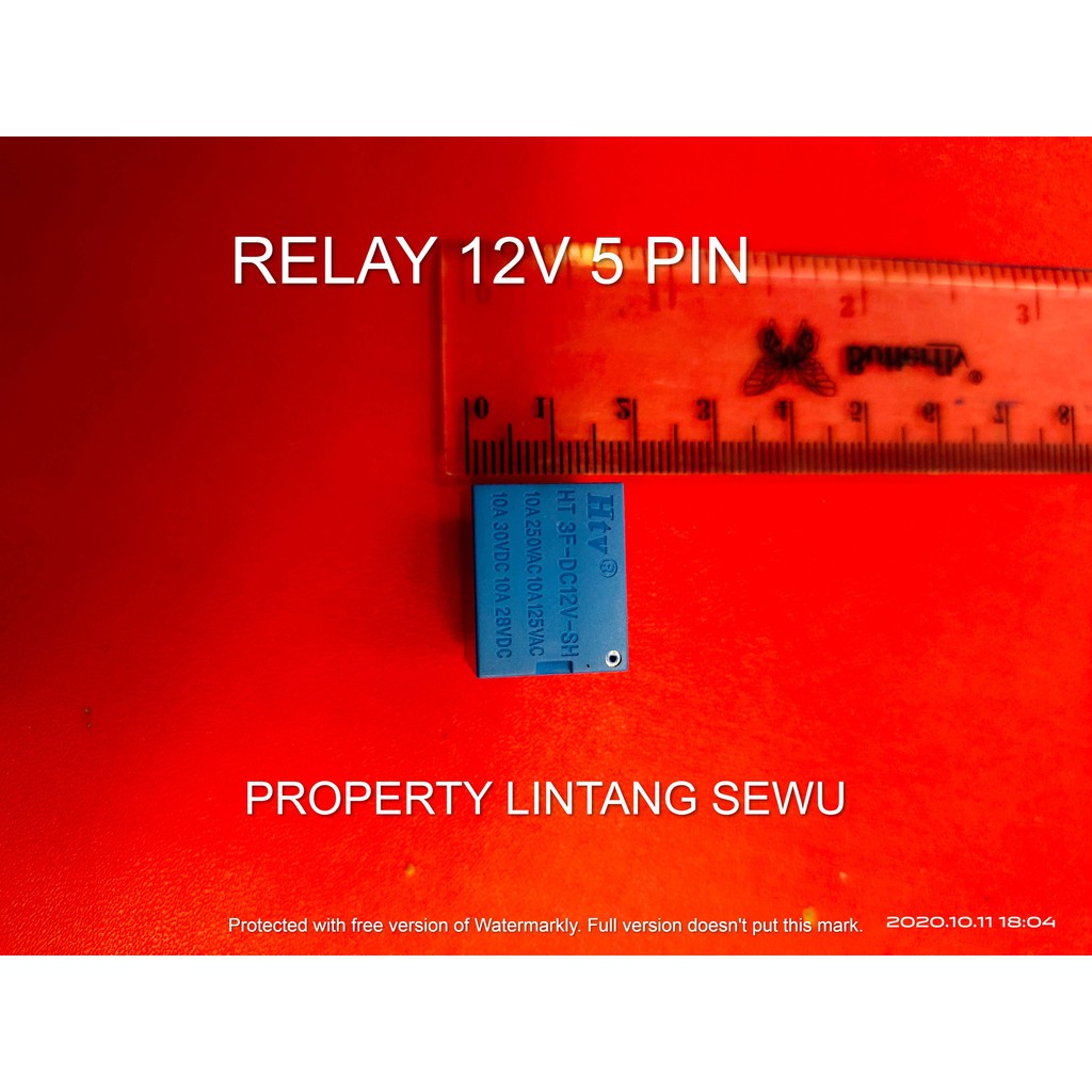 RELAY RILAY RILAI N12V 12 VOLT 5 PIN 5 KAKI T73