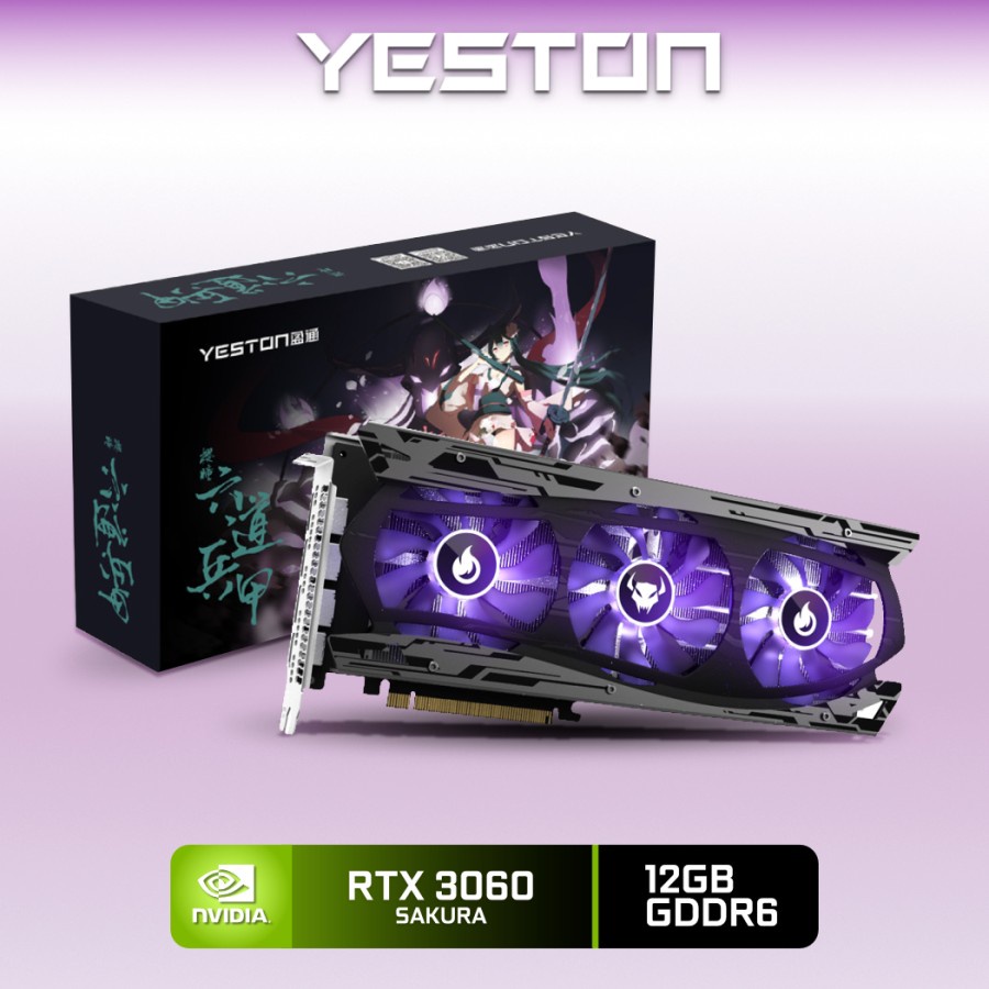Jual VGA YESTON RTX 3060 12GB GDDR6 TRIPLE FAN | Shopee Indonesia