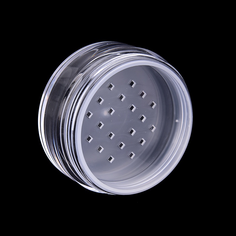Tempat Bedak Tabur Kosong 12ml Dengan Puff Untuk Makeup