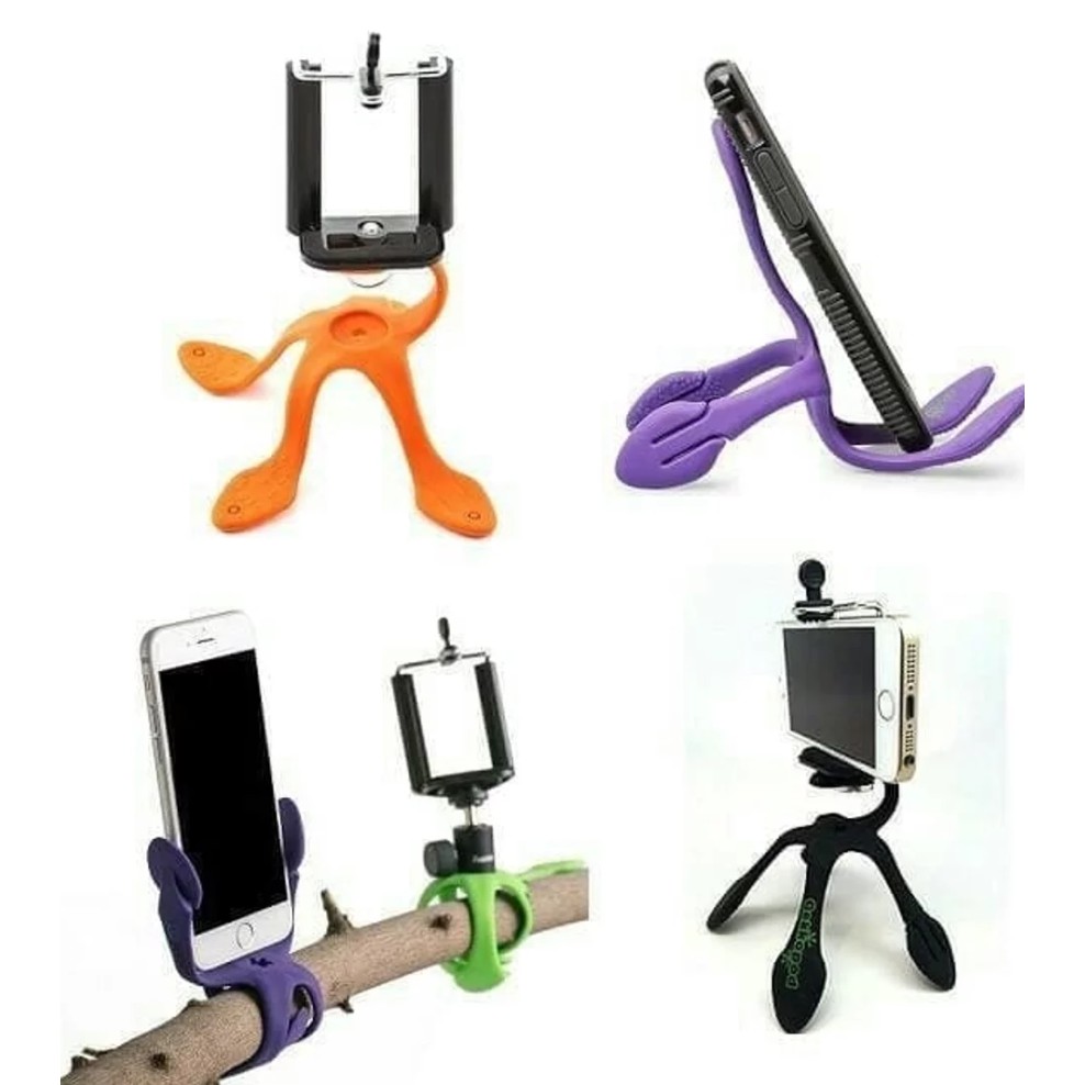 GEKKO TRIPOD GEKKOPOD FLEXIBEL POD FOR ALL SMARTPHONE CAMERA